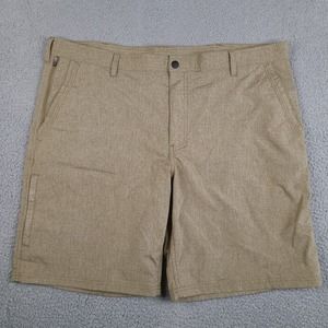 GH Bass & Co Shorts Mens 43 Brown Explorer‎ Golf Hiking Polyester Blend